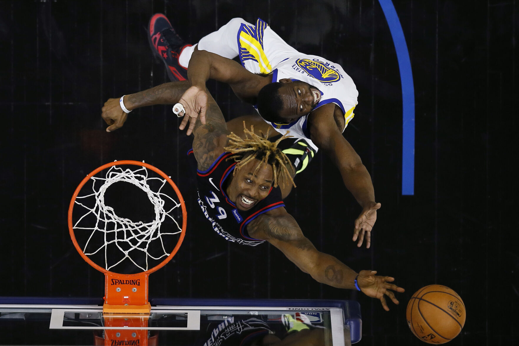 APTOPIX Warriors 76ers Basketball